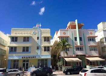 Art Deco District Buildings: Ocean Drive