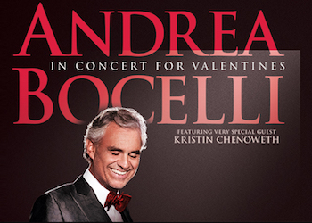 Andrea Bocelli Valentines Day Concert Miami