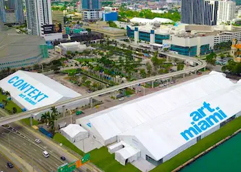 Art Miami and Context location on Biscayne Bay