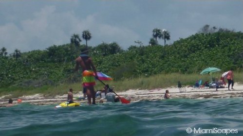 Paddleboarding at Bahia Honda