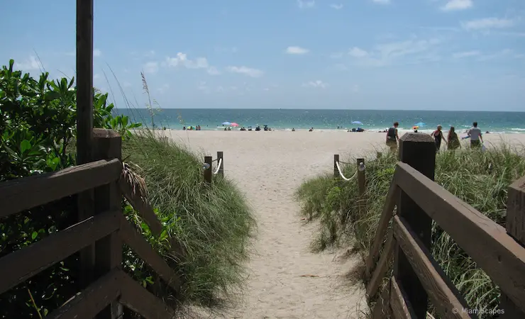 Miami Beach Access from the Boardwalk