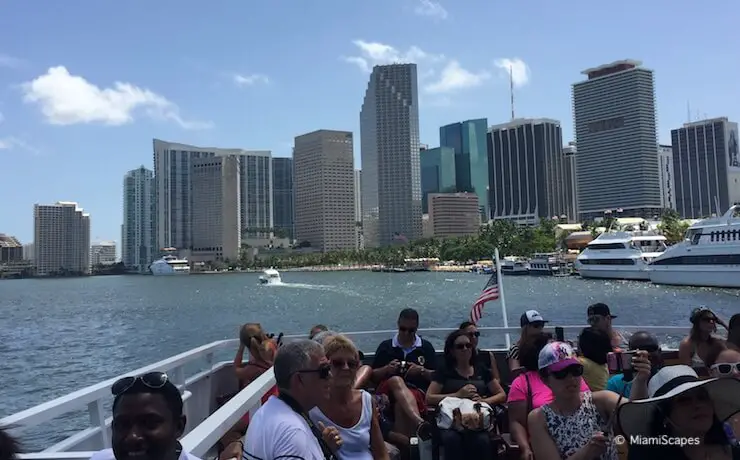 From Biscayne Bay Cruise: Miami Skyline