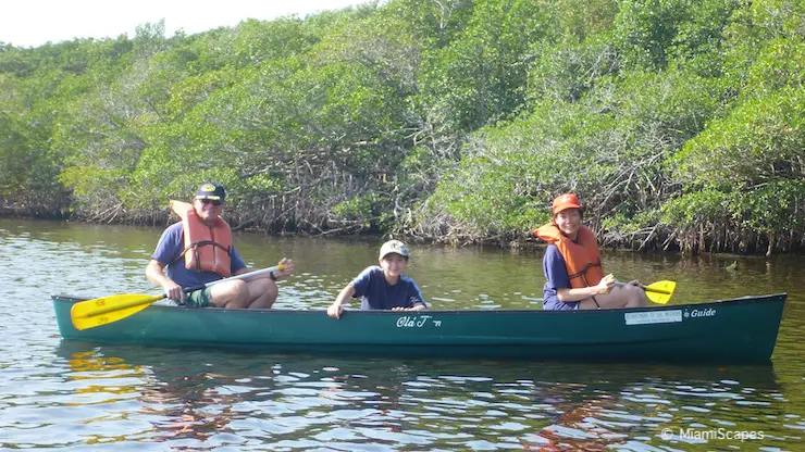 Canoeing in Biscayne National Park