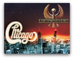Chicago and Earth Wind and Fire tour in South Florida in March 2016