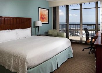 Bay view room at Courtyard Coconut Grove