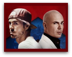 Enrique Iglesias and Pitbull in Miami