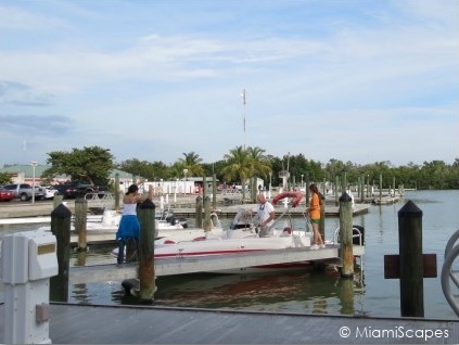 Boat concessions at Flamingo
