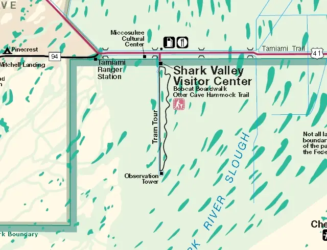 Shark Valley Map