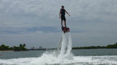 Flyboarding at Oleta Beach