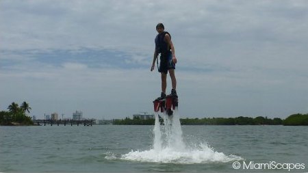 Flyboarding beginner session: off the water Flyboarding beginner session: off the water