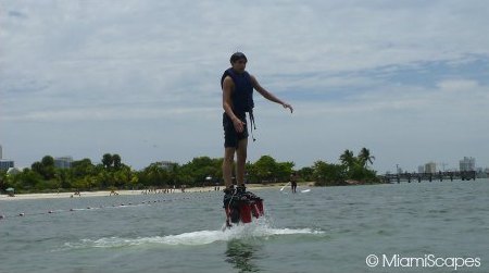 Flyboarding beginner session: off the water