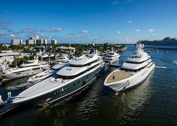 Ft Lauderdale Boat Show Outdoor Boat Exhibits