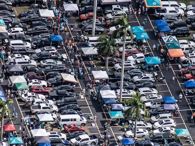 Hard Rock Stadium Parking Lots