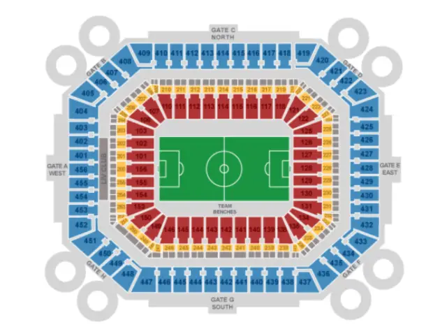 Hard Rock Stadium Chart