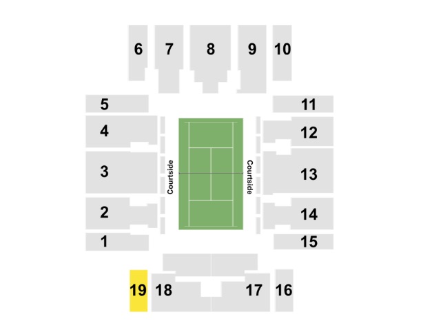 Hard Rock Stadium seating chart for Grandstand