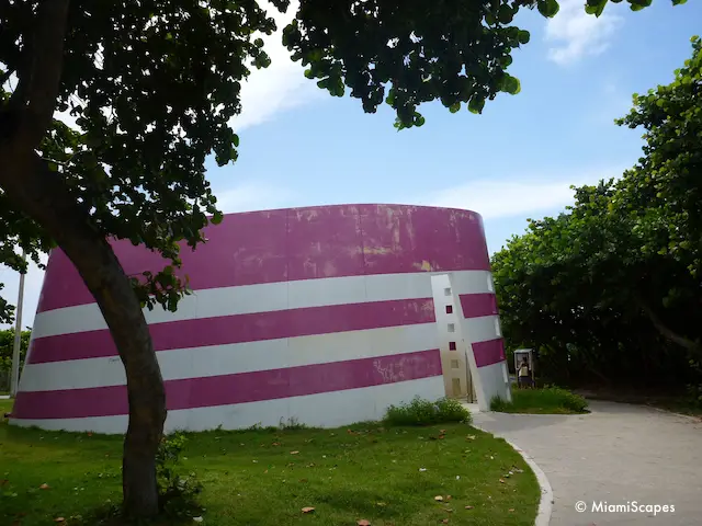 Haulover Beach Art Deco restrooms