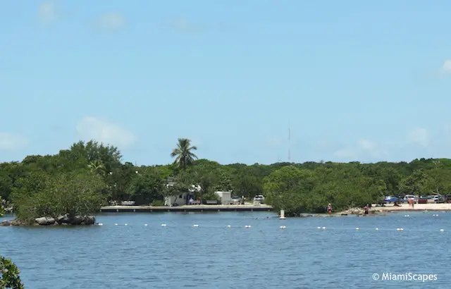 Canoeing, view from ocean of John Pennekamp, canoe launching site