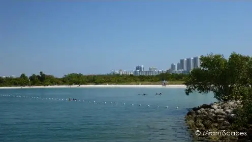 Kayaking at Oleta views from the bay