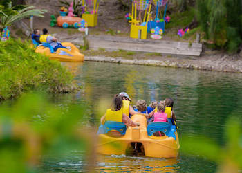 Pedal boats at Pinto Farm