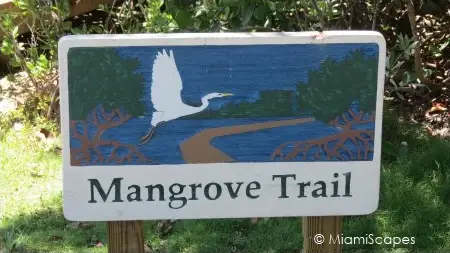 Mangrove Trail Sign