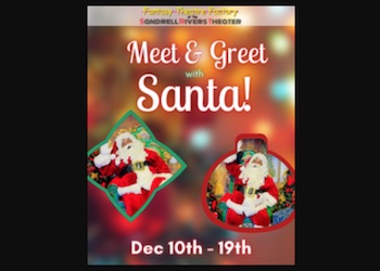 Meet and Greet with Santa at Sandrells River Theater