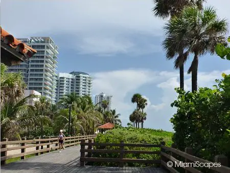 Striking architecture lines the Miami Beach Boardwalk