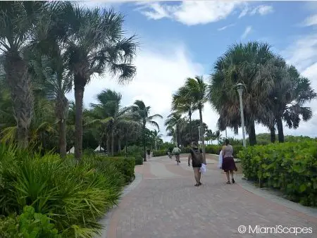 Miami Beach Walk Paver Walkway between 14th and 24th Streets