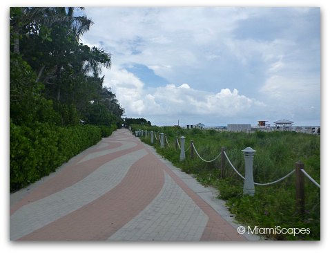 Miami Beach Paver Walkway between 29th and 30th Streets