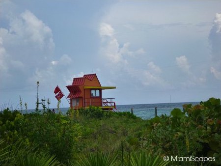 Lifeguard Tower at 23rd Street Views from Miami Beach Walk