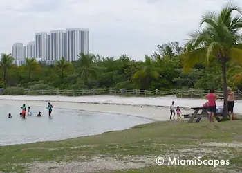 Oleta River Beach