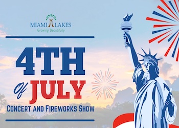 4th of July at Miami Lakes Veternas Park