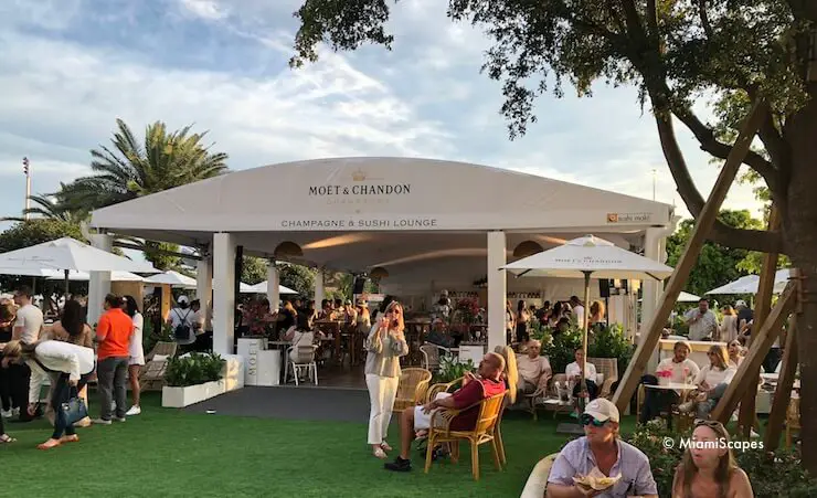 The New Miami Open facilities at Hard Rock Stadium: West Lawn