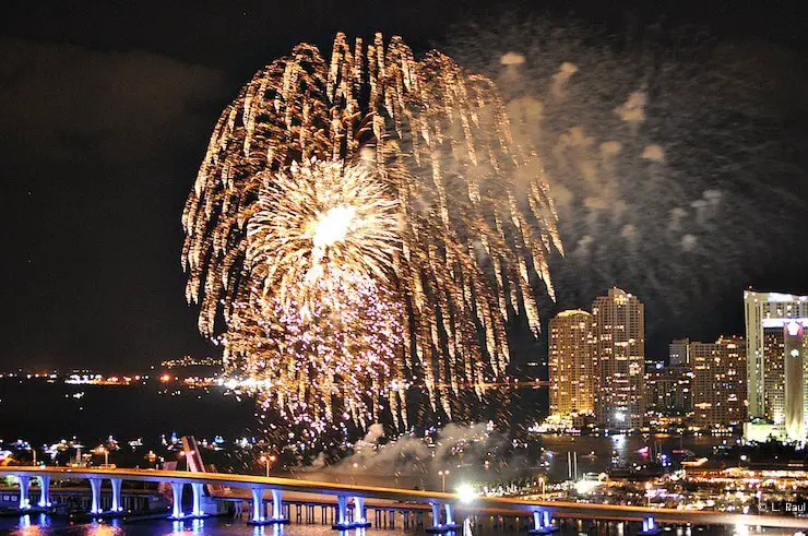 New Year's Eve Fireworks Miami