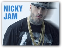 Nicky Jam in concert in Miami