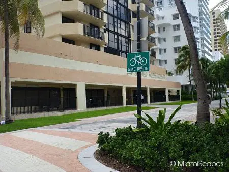 Miami Beach Boardwalk access at 24th Street