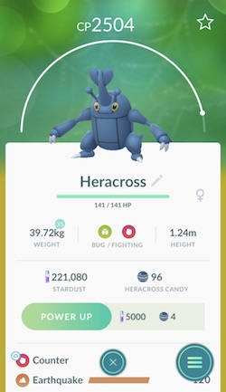 Region specific pokemon go found in Miami: Heracross