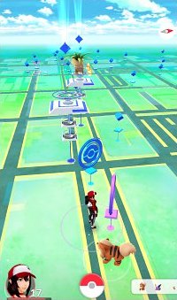 Tons of Pokestops and Gyms for battling at Lincoln Road Mall