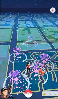 Lots of Pokemon action at Soundscape Park