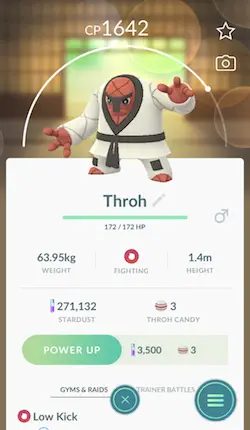 Region specific pokemon go found in Miami: Throh