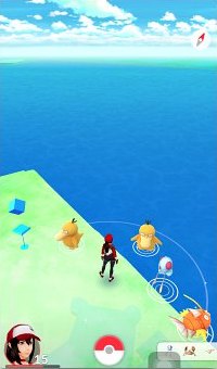 Lots of water type Pokemon spawn at Port of Miami