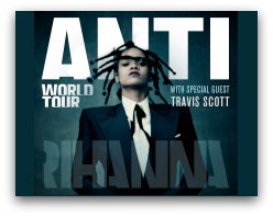 Rihanna Anti World tour in South Florida in March 2016