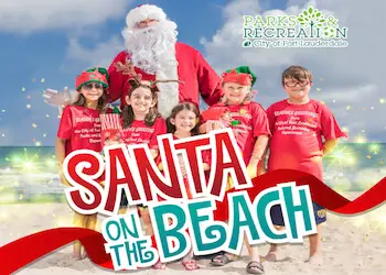 Santa On The Beach