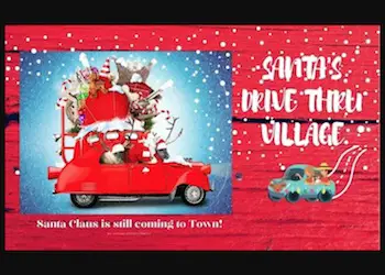 Santa's Drive Thru Village at Miramar Park Santa's Drive Thru Village at Miramar Park