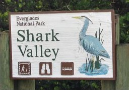 Shark Valley sign