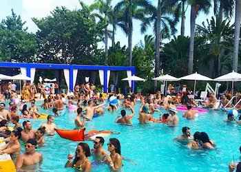 Spring Break pool parties at the Shore Club