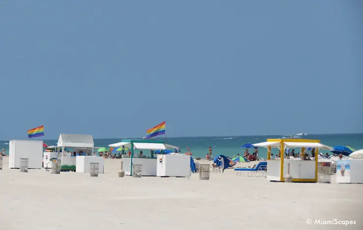 South Beach Lummus Park at 12th Street Miami's best known Gay beach