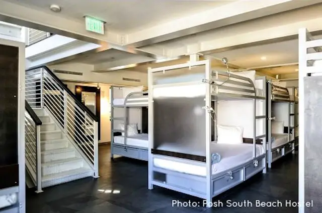 South Beach Hostels: The Posh South Beach Hostel South Beach Hostels: Dormitory at Posh South Beach Hostel
