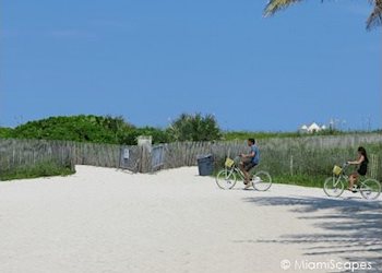 Biking in South Beach