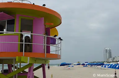 Lummus Park Beach Lifeguard Tower