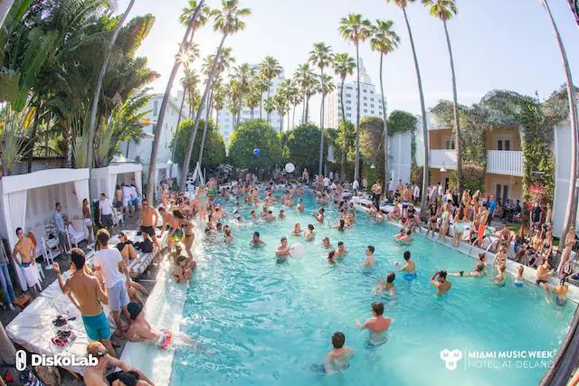 Miami Music Week Hotels: Delano during Spring Break